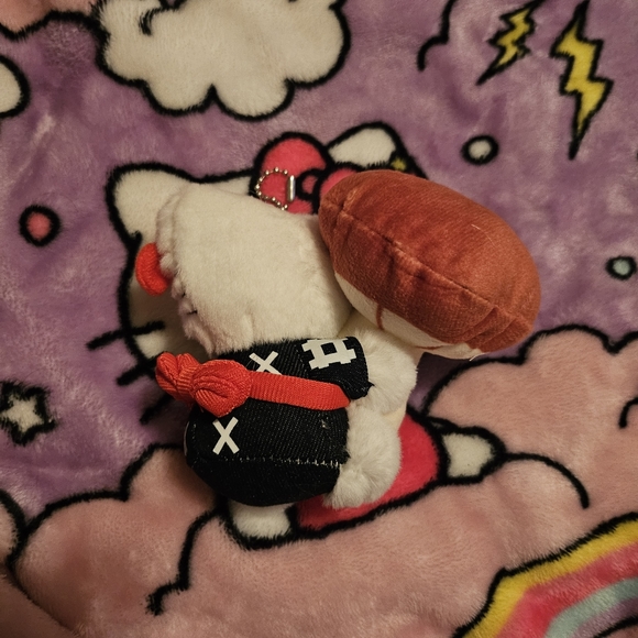 Hello kitty plush keychainshitake mushroom plush sanrio keychain - Picture 3 of 4